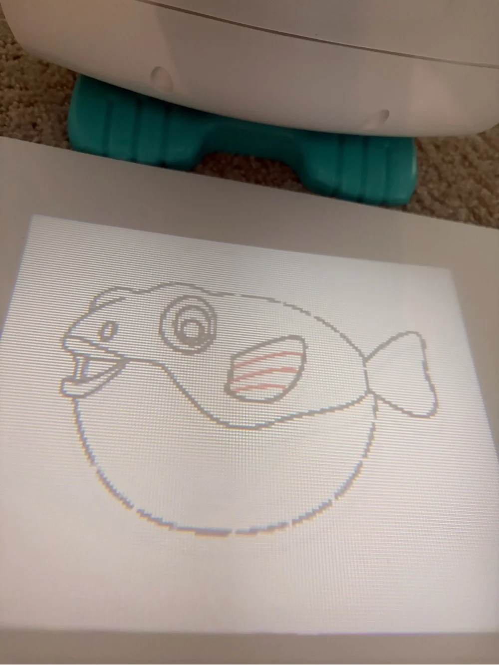 smART sketcher Blue & White Projector Drawing Toy